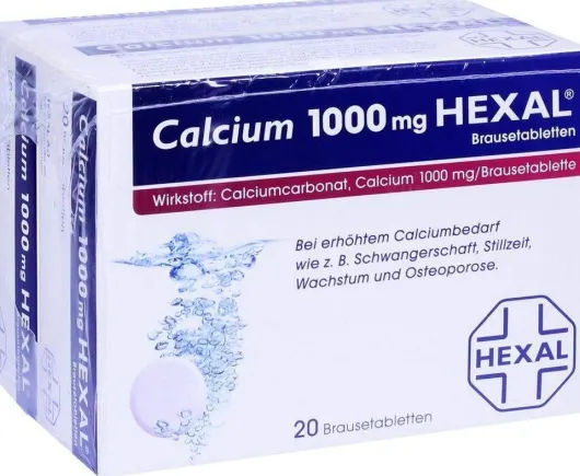 Calcium 1000 Hexal 40 Brausetabletten