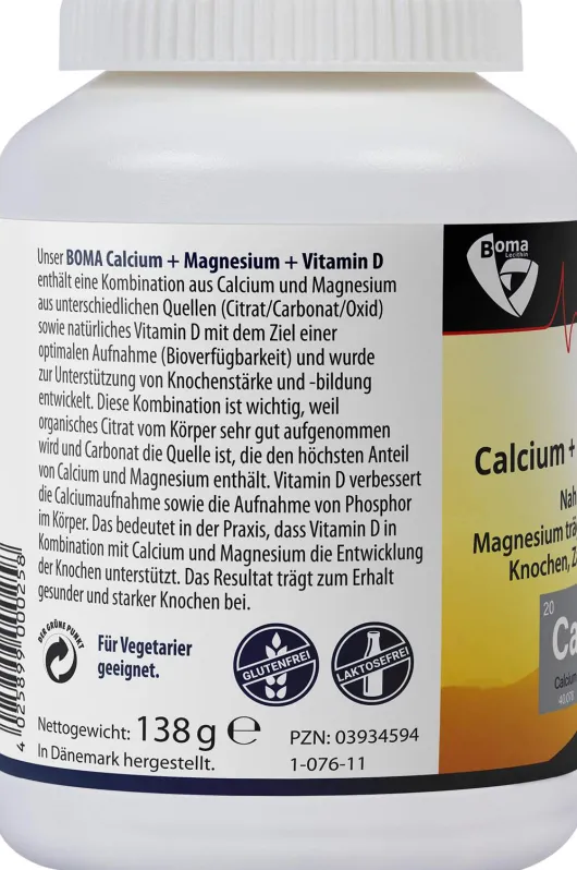 Calcium Magnesium Vitamin D 120 Tabletten