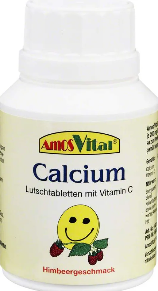 Calcium 200mg + Vitamin C 30mg Amosvital Lutschtabletten