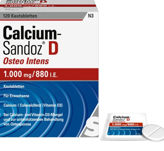Calcium Sandoz D Osteo Intens 120 Kautabletten