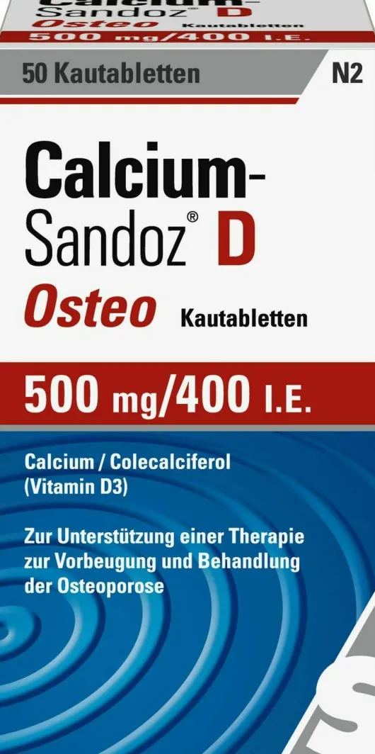 Calcium Sandoz D Osteo 50 Kautabletten