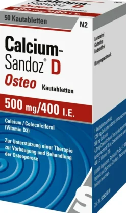 Calcium Sandoz D Osteo 50 Kautabletten