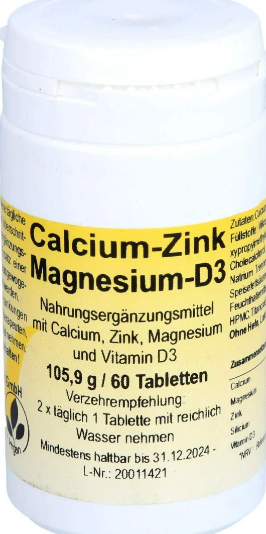 Calcium-Zink-Magnesium-D3 60 Tabletten
