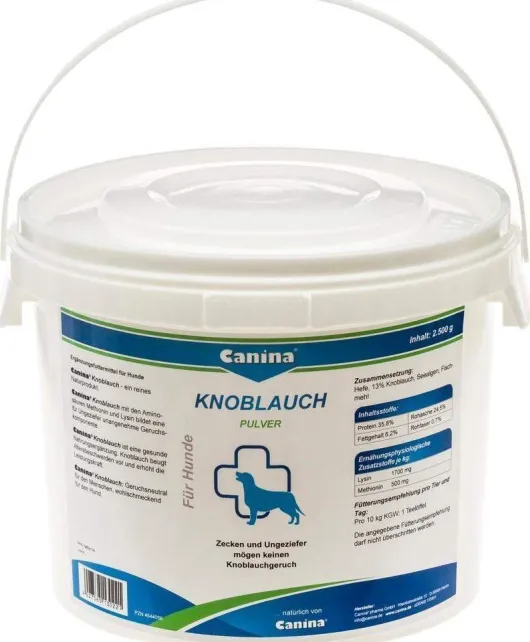 Canina Knoblauch Pulver Für Hunde 2,5 G