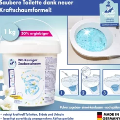 Captain Clean WC-Reiniger Zauberschaum 1 kg