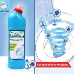 Captain Clean WC Zauber Gel mit Alpenduft 750 ml