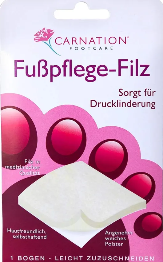 Carnation Fußpflege-Filz 1 Stück