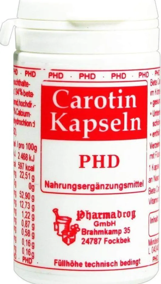 Carotin Kapseln Phd 60 Stück