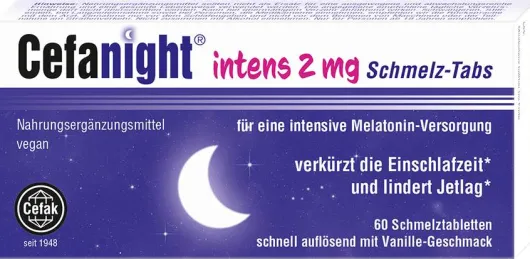 Cefanight Intens 2 mg 60 Schmelz-Tabs