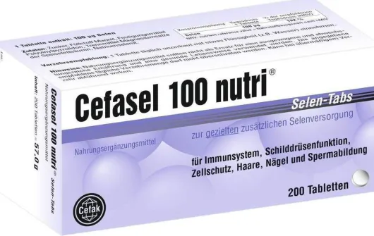 Cefasel 100 Nutri Selen Tabs 200 Tabletten
