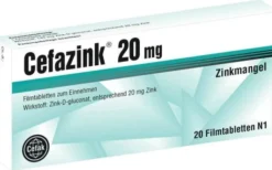 Cefazink 20 mg 20 Filmtabletten