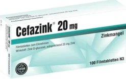 Cefazink 20 mg 100 Filmtabletten