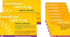 Centrovision Lutein 15 mg 2 x 90 Kapseln + gratis 36 Kapseln