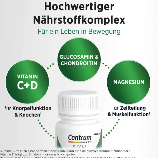 Centrum Vital+ Knochen Knorpel & Muskeln 30 Tabletten