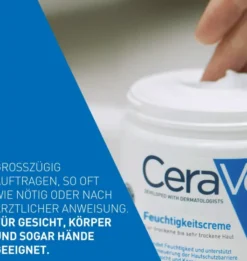 CeraVe Feuchtigkeitscreme 454 g + gratis Reinigungslotion 20 ml