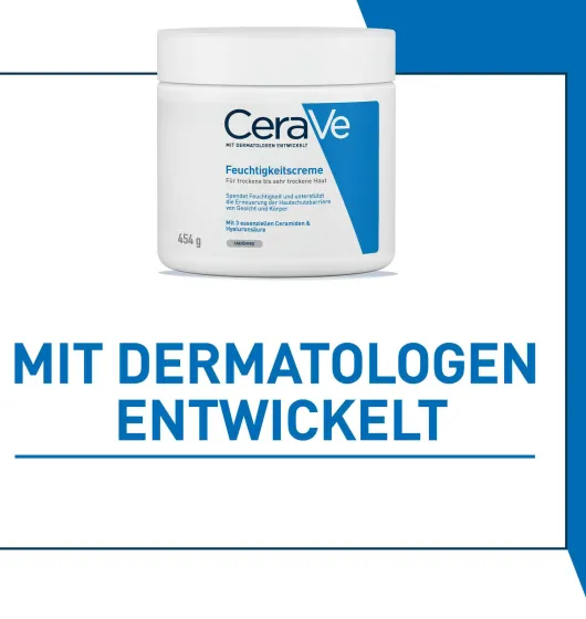 CeraVe Feuchtigkeitscreme 454 g + gratis schäumendes Reinigungsgel 20 ml
