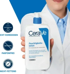 CeraVe Feuchtigkeitslotion 473 ml + gratis schäumendes Reinigungsgel 20 ml
