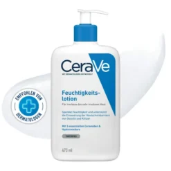 CeraVe Feuchtigkeitslotion 473 ml + gratis schäumendes Reinigungsgel 20 ml