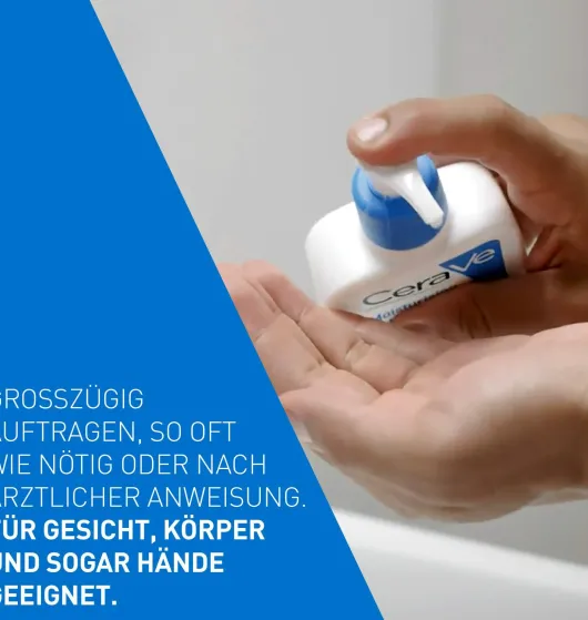 CeraVe Feuchtigkeitslotion 973 ml + gratis feuchtigkeitsspendende Reinigungslotion 20 ml