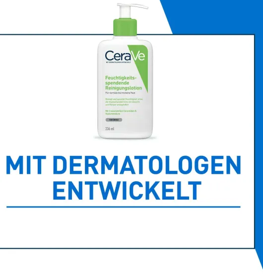 CeraVe Feuchtigkeitsspendende Reinigungslotion 236 ml