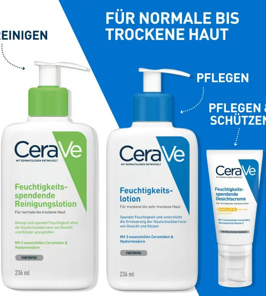 CeraVe Feuchtigkeitsspendende Reinigungslotion 236 ml