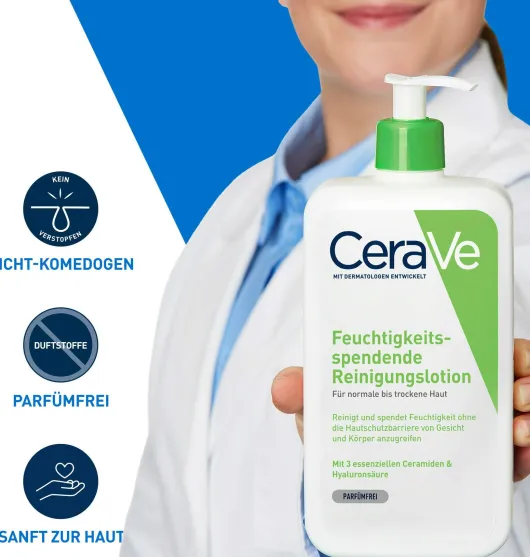CeraVe Feuchtigkeitsspendende Reinigungslotion 236 ml