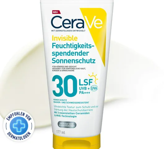 CeraVe Feuchtigkeitsspendender Sonnenschutz LSF 30 177 ml