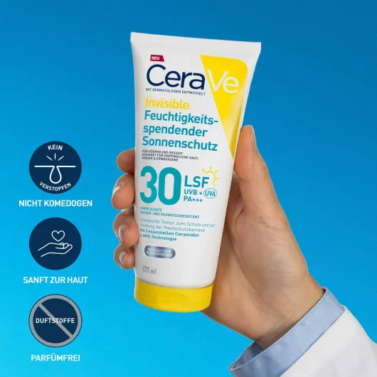 CeraVe Feuchtigkeitsspendender Sonnenschutz LSF 30 177 ml