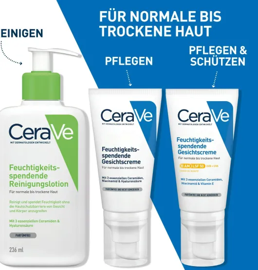 CeraVe Feuchtigkeitsspendende Gesichtscreme 52 ml