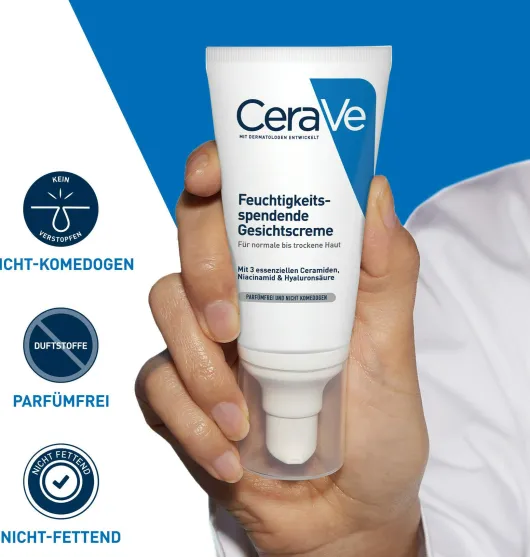 CeraVe Feuchtigkeitsspendende Gesichtscreme 52 ml