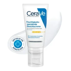 CeraVe Feuchtigkeitsspendende Gesichtscreme LSF 30 52 ml + gratis Schäumendes Reinigungsgel 20 ml
