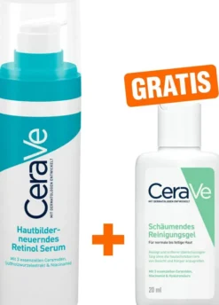 Cerave hautbilderneuerndes Retinol 30 ml + gratis schäumendes Reinigungsgel 20 ml