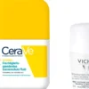 CeraVe Invisible Feuchtigkeitsspendendes Sonnenschutz Fluid LSF50 50 ml + gratis Vichy Deo Roll-on 48h 50 ml