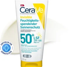CeraVe Invisible Feuchtigkeitsspendender Sonnenschutz LSF 50+ 177 ml