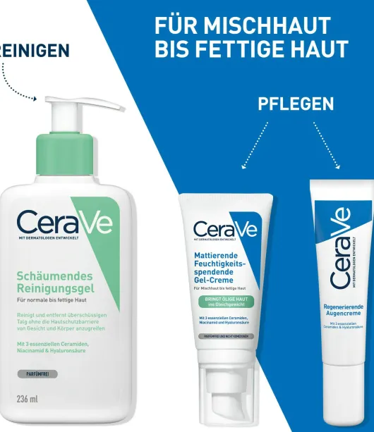 CeraVe Mattierende Feuchtigkeitsspendende Gel-Creme 52 ml