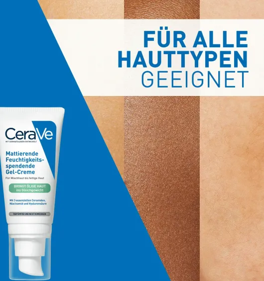 CeraVe Mattierende Feuchtigkeitsspendende Gel-Creme 52 ml