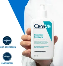 Cerave porentiefe Reinigung Gel 236 ml + gratis schäumendes Reinigungsgel 20 ml