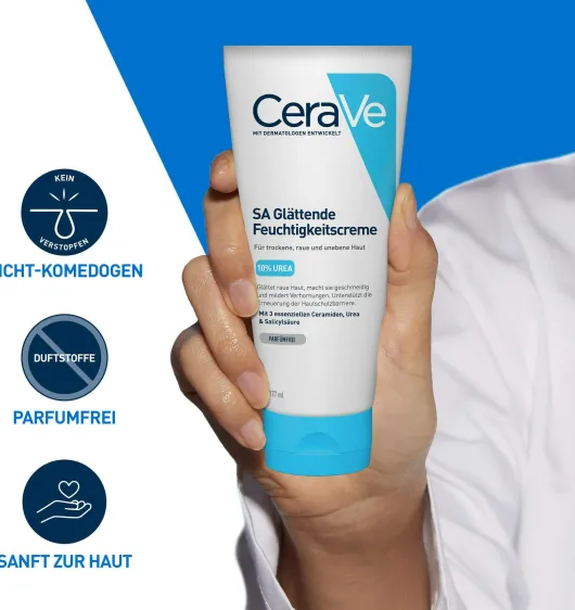 CeraVe SA Urea Glättende Feuchtigkeitscreme 177 ml
