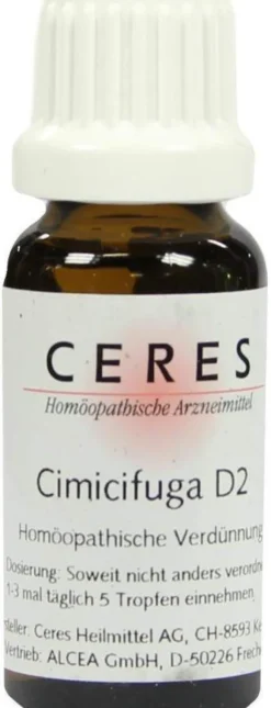 Ceres Cimicifuga D2 20 ml Dilution
