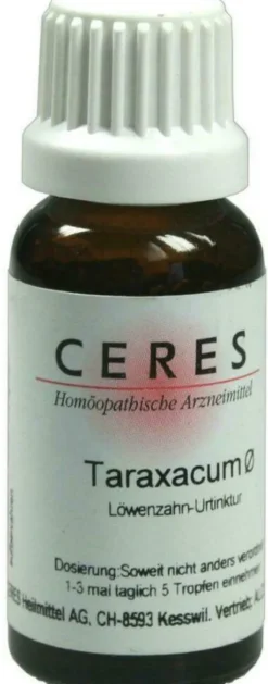 Ceres Taraxacum 20 ml Urtinktur
