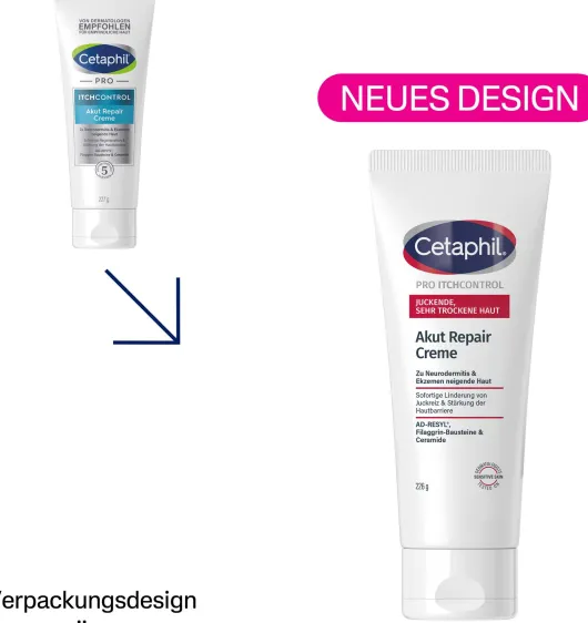 Cetaphil Pro Itch Control Akut Repair Creme 226 g