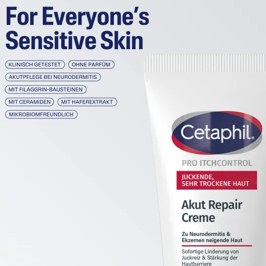 Cetaphil Pro Itch Control Akut Repair Creme 226 g