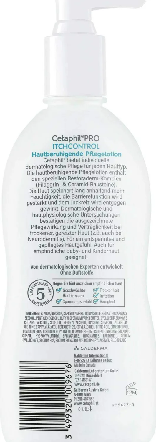 Cetaphil Pro Itch Control Pflegelotion 295 ml