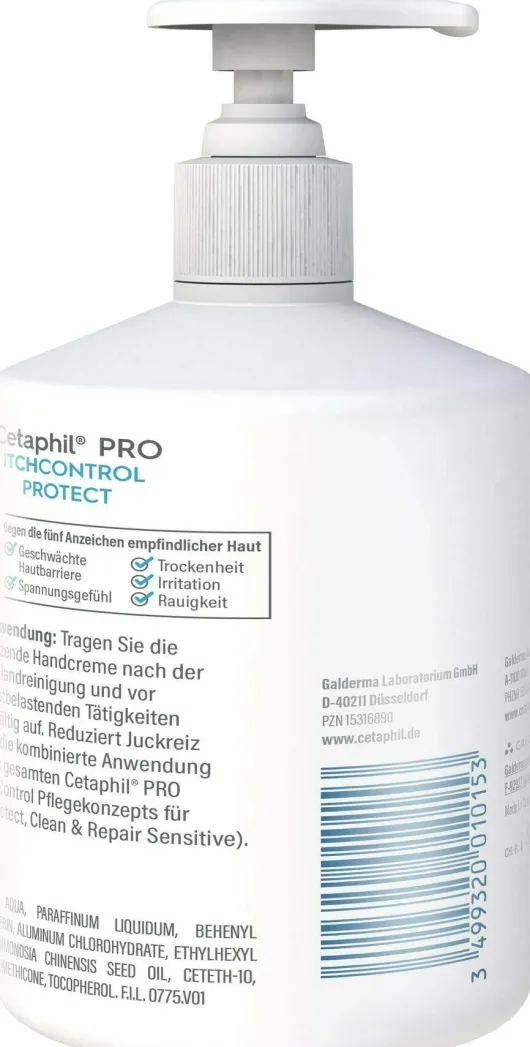 Cetaphil Pro Itch Control Protect Handcreme 500 ml