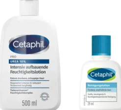 Cetaphil Pro Urea 10 % Lotion 500 ml + gratis Cetaphil Reinigungslotion 29 ml