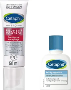 Cetaphil RednessControl Creme beruhigende Nachtpflege 50 ml + gratis Cetaphil Reinigungslotion 29 ml