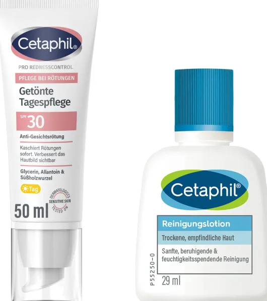 Cetaphil RednessControl getönte Tagespflege SPF30 50 ml Creme + gratis Cetaphil Reinigungslotion 29 ml