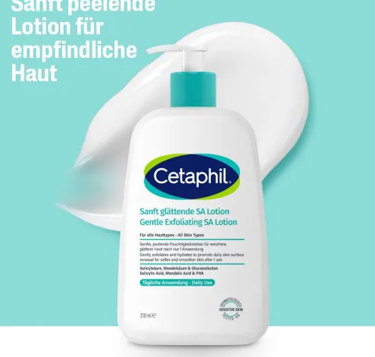 Cetaphil Sanft glättende SA Lotion für Gesicht & Körper 236 ml