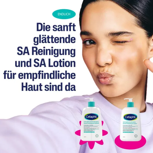 Cetaphil Sanft glättende SA Lotion für Gesicht & Körper 236 ml