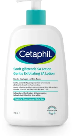 Cetaphil Sanft glättende SA Lotion für Gesicht & Körper 236 ml